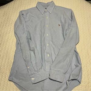 Polo Ralph Lauren Blue Button Up Dress Shirt